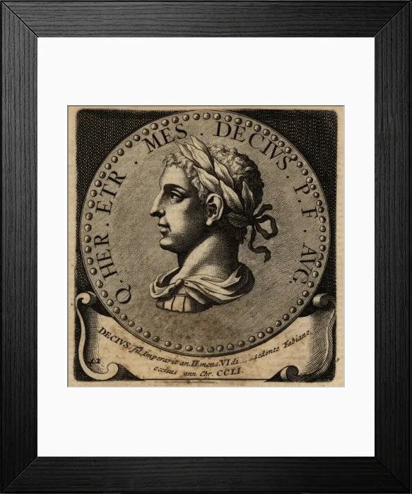 Framed Print : Portrait of Roman Emperor Herennius Etruscus Framed Print : Portrait of Roman Emperor Herennius Etruscus