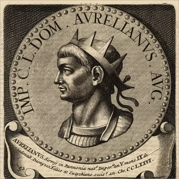 Portrait of Roman Emperor Aurelian