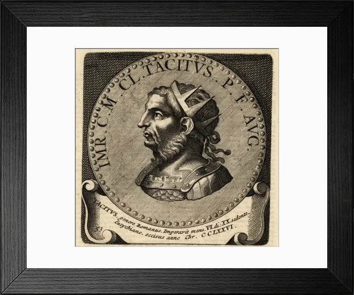 Framed Print : Portrait of Roman Emperor Tacitus Framed Print : Portrait of Roman Emperor Tacitus
