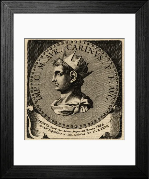 Framed Print : Portrait of Roman Emperor Carinus Framed Print : Portrait of Roman Emperor Carinus