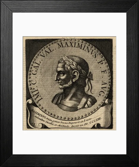 Framed Print : Portrait of Roman Emperor Maximinus II Framed Print : Portrait of Roman Emperor Maximinus II