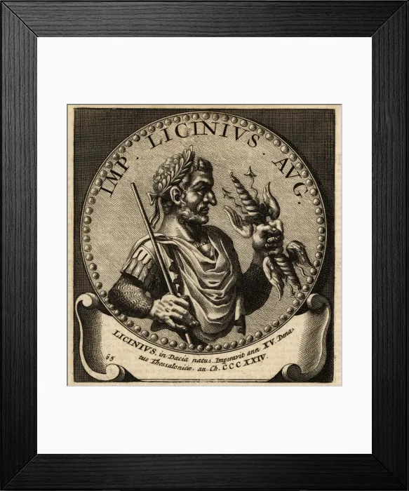 Framed Print : Portrait of Roman Emperor Licinius Framed Print : Portrait of Roman Emperor Licinius
