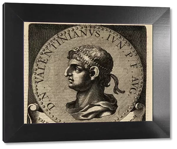 Portrait of Roman Emperor Valentinian II