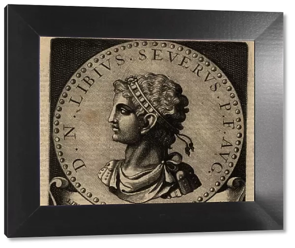Portrait of Roman Emperor Libius Severus