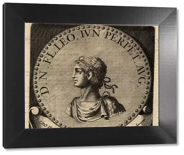 Portrait of Roman Emperor Leo II