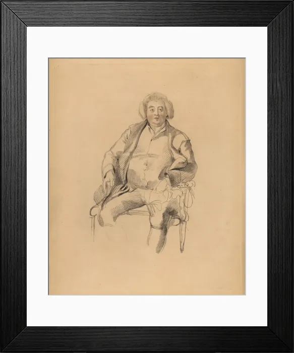 Framed Print : Portrait of Sir Thomas Lawrences father Framed Print : Portrait of Sir Thomas Lawrences father