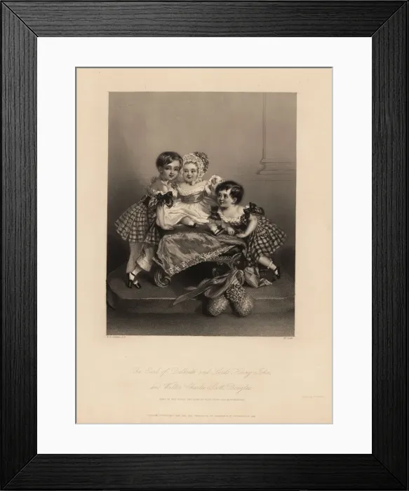 Framed Print : Sons of the 5th Duke of Buccleuch and Queensberry Framed Print : Sons of the 5th Duke of Buccleuch and Queensberry