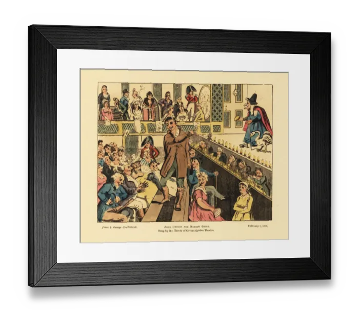 Framed Print : Regency actor John Emery singing John Grouse Framed Print : Regency actor John Emery singing John Grouse