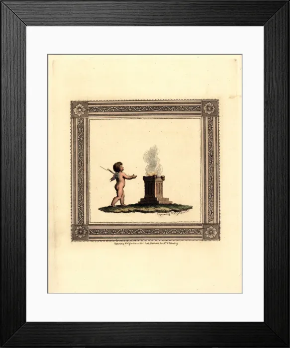 Framed Print : Cupid takes the oath of allegiance
