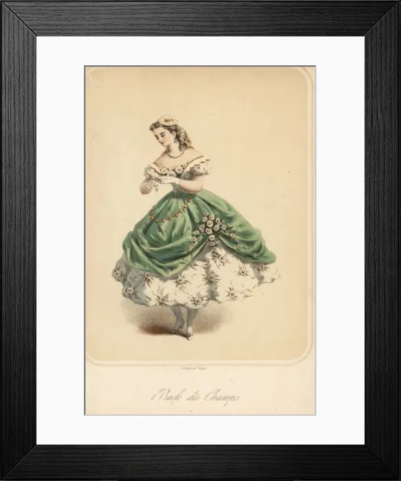 Framed Print : Woman in fancy dress costume as the Oracle des Champs Framed Print : Woman in fancy dress costume as the Oracle des Champs