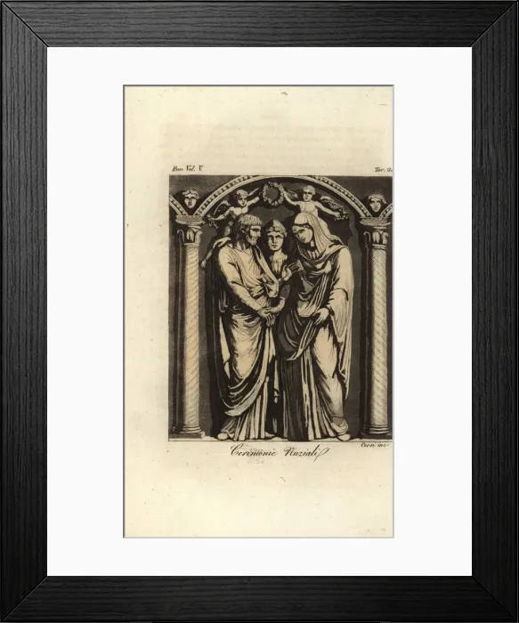 Framed Print : Roman wedding ceremony Framed Print : Roman wedding ceremony