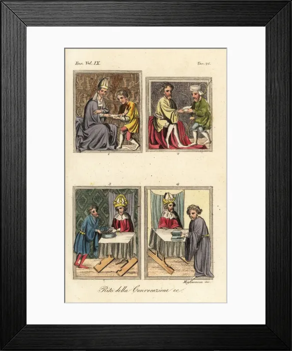 Framed Print : Rites of Convocation of the Holy Roman Emperor Framed Print : Rites of Convocation of the Holy Roman Emperor