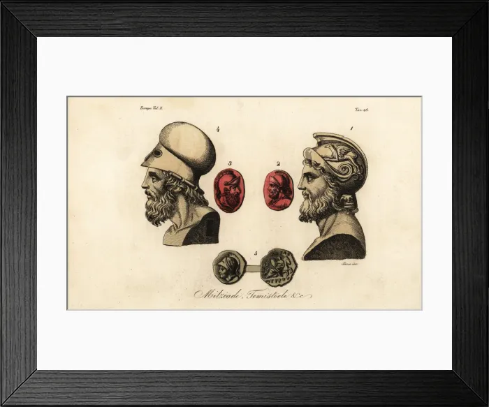 Framed Print : Militiades, Themistocles and Pyrrhus I Framed Print : Militiades, Themistocles and Pyrrhus I