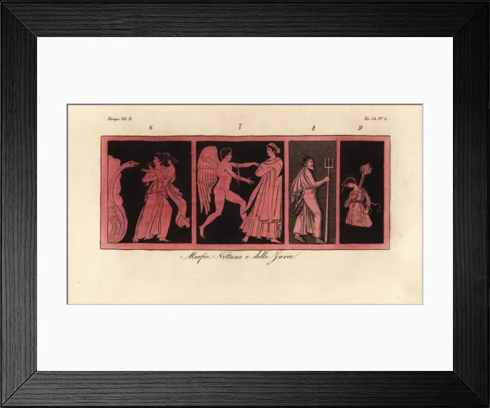 Framed Print : Leto, Neptune, a Grace and a Fury Framed Print : Leto, Neptune, a Grace and a Fury
