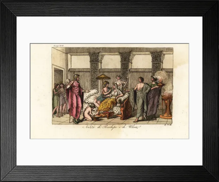 Framed Print : The marriage of Penelope and Ulysses Framed Print : The marriage of Penelope and Ulysses
