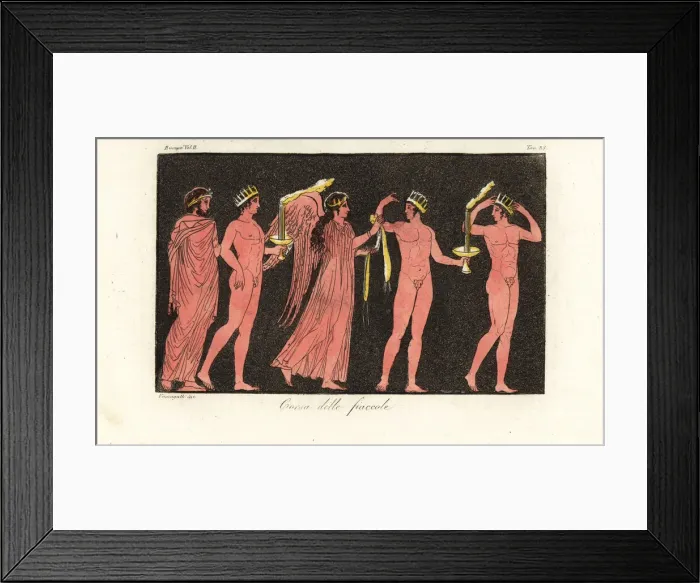 Framed Print : Greek torch race Framed Print : Greek torch race