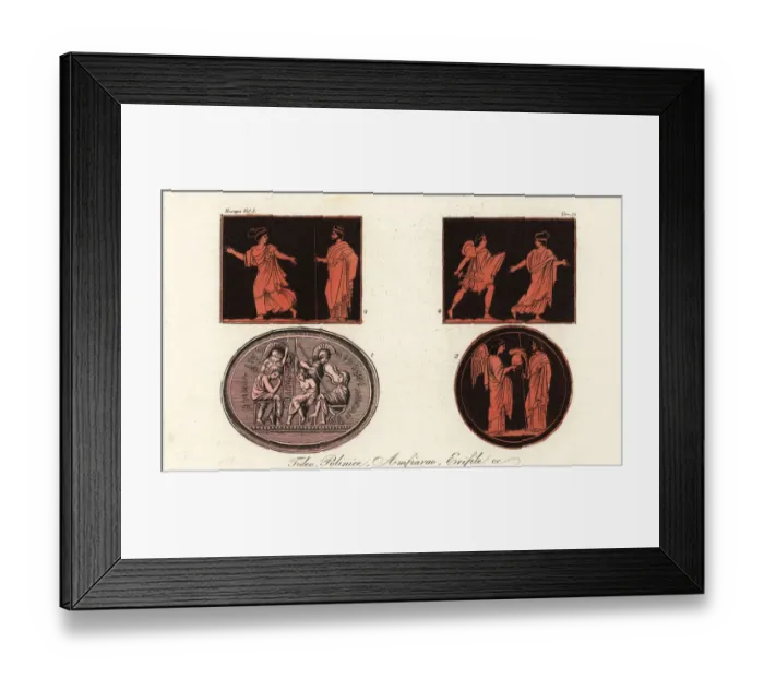 Framed Print : Depictions of the Seven against Thebes Framed Print : Depictions of the Seven against Thebes
