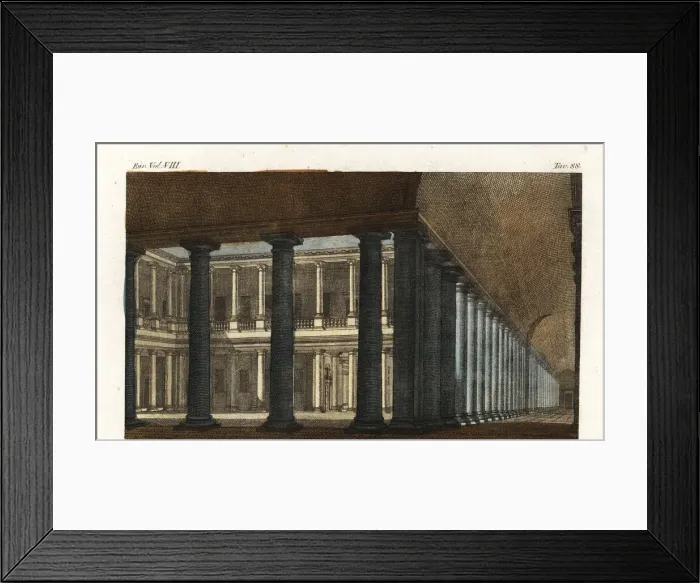 Framed Print : Courtyard of the Palazzo del Senato in Milan Framed Print : Courtyard of the Palazzo del Senato in Milan