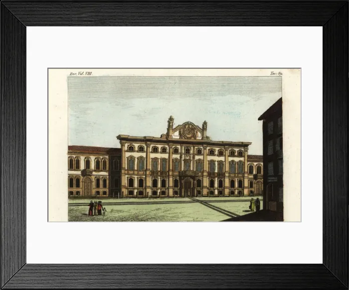 Framed Print : The Palazzo Litta or Palazzo Arese-Litta, Milan Framed Print : The Palazzo Litta or Palazzo Arese-Litta, Milan