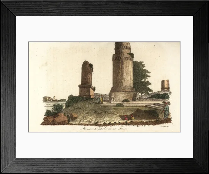 Framed Print : Ancient tombs of the Phoenicians at Marathus, Syria Framed Print : Ancient tombs of the Phoenicians at Marathus, Syria