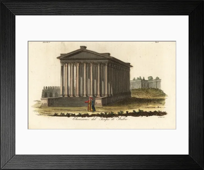 Framed Print : Temple of Bacchus at Baalbek, Lebanon