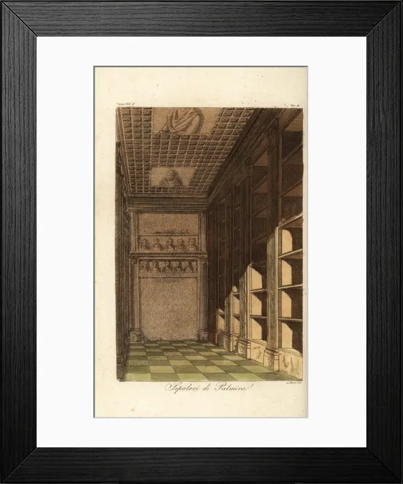 Framed Print : Tombs in the Temple of Bel or Baal, Palmyra, Syria Framed Print : Tombs in the Temple of Bel or Baal, Palmyra, Syria