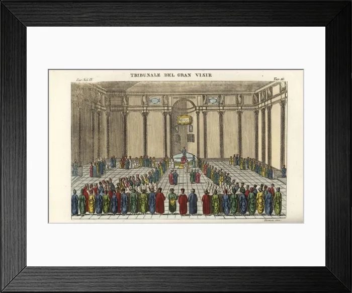 Framed Print : Tribunal of the Grand Vizier Framed Print : Tribunal of the Grand Vizier