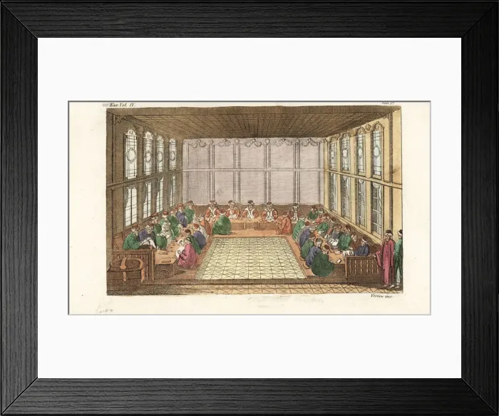Framed Print : Officials in the Public Ministry of Finance, Istanbul Framed Print : Officials in the Public Ministry of Finance, Istanbul