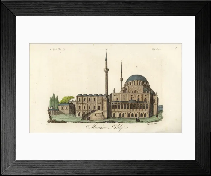 Framed Print : View of the Laleli Mosque or Tulip Mosque, Istanbul Framed Print : View of the Laleli Mosque or Tulip Mosque, Istanbul