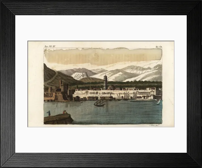 Framed Print : Diocletians Palace, now part of the old town of Framed Print : Diocletians Palace, now part of the old town of