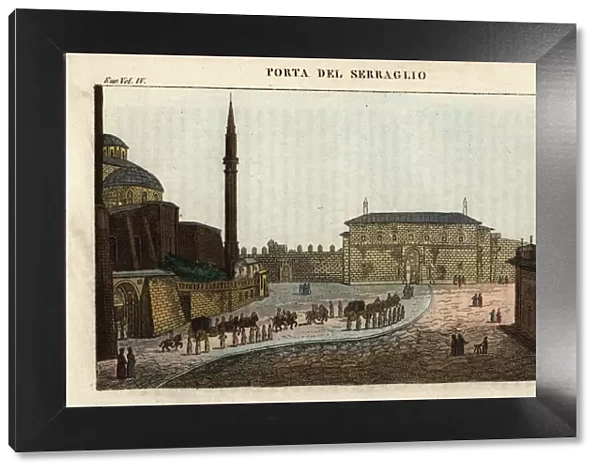 Gate to the seraglio, Topkapi Palace, Istanbul, 18th century