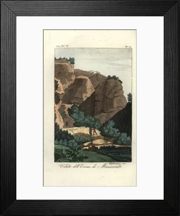 Framed Print : The hermitage of Monserrato, Isle of Elba Framed Print : The hermitage of Monserrato, Isle of Elba