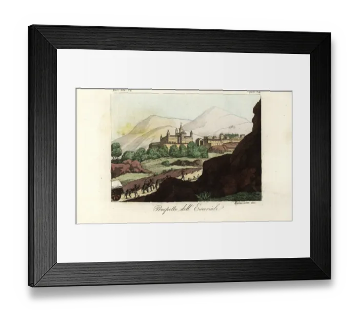 Framed Print : Royal Site of San Lorenzo de El Escorial, Spain Framed Print : Royal Site of San Lorenzo de El Escorial, Spain
