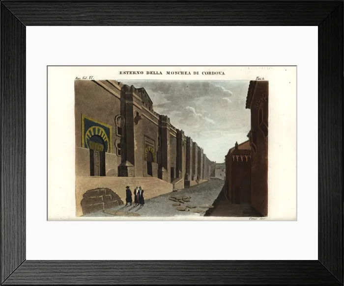 Framed Print : Exterior of the Great Mosque in Cordoba, Spain Framed Print : Exterior of the Great Mosque in Cordoba, Spain