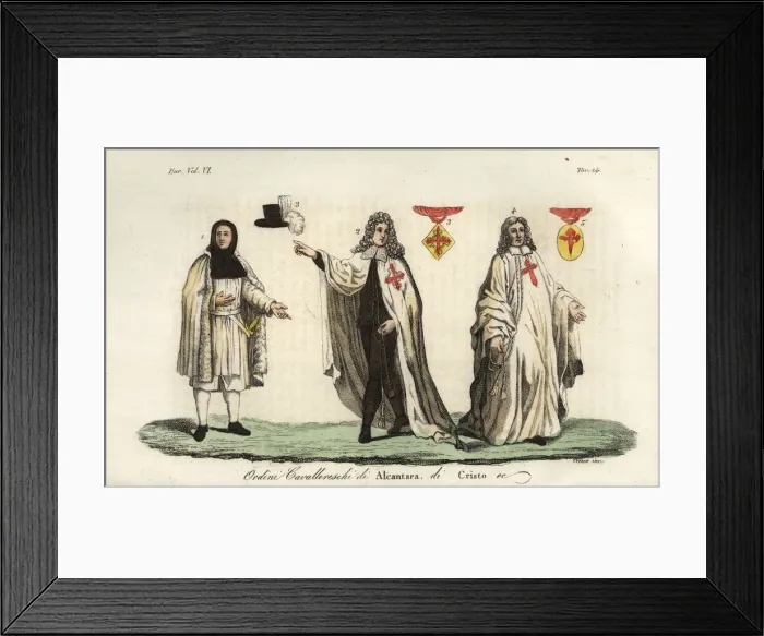 Framed Print : Order of Alcantara and Military Order of Christ Framed Print : Order of Alcantara and Military Order of Christ