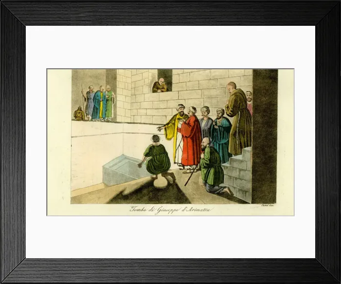 Framed Print : Tomb of Joseph of Arimathea, 1800s Framed Print : Tomb of Joseph of Arimathea, 1800s