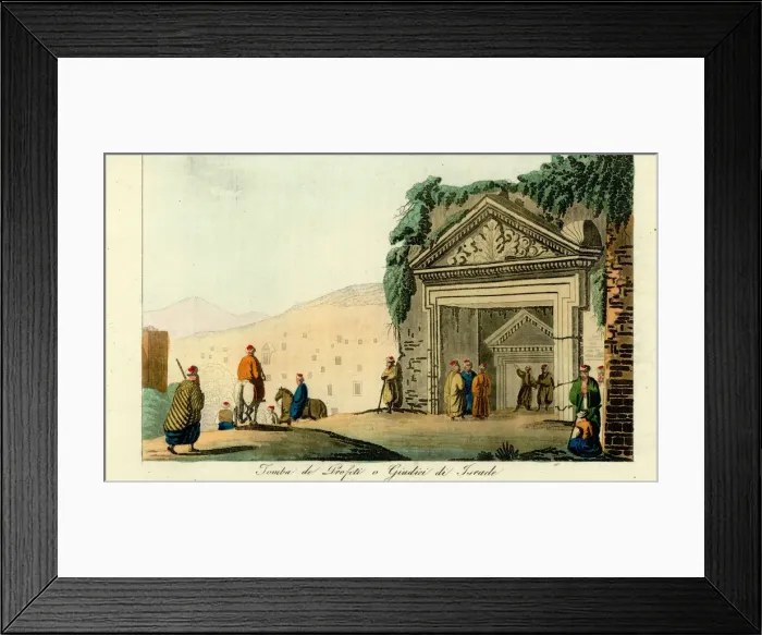 Framed Print : Sepulchres of the judges of Israel, 1800s Framed Print : Sepulchres of the judges of Israel, 1800s