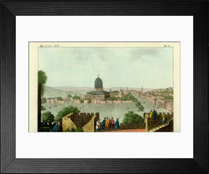 Framed Print : Mosque called Solomons Temple, 1800s Framed Print : Mosque called Solomons Temple, 1800s