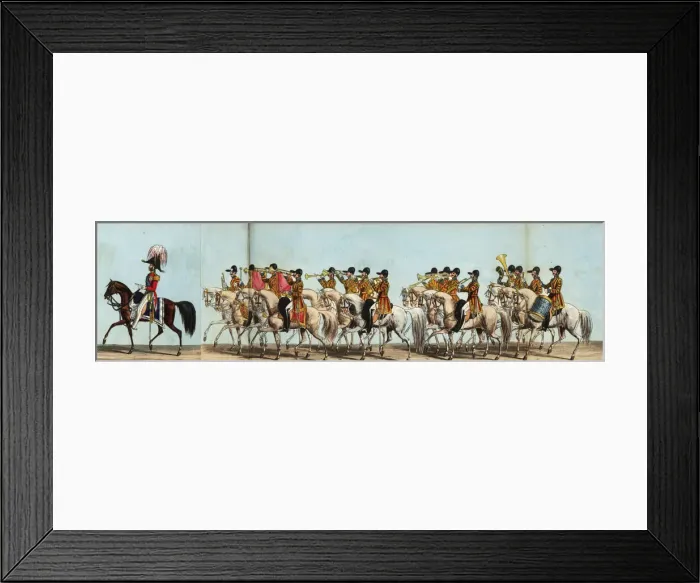Framed Print : Mounted Band of the Household Brigade in Queen Victoria s Framed Print : Mounted Band of the Household Brigade in Queen Victoria s