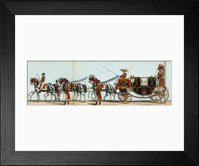 Framed Print : Ninth Carriage of the Royal Household in Queen Victoria s Framed Print : Ninth Carriage of the Royal Household in Queen Victoria s