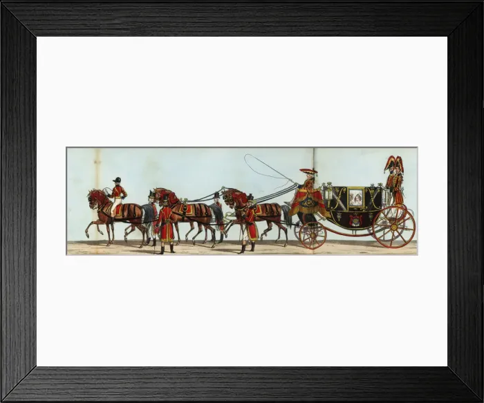Framed Print : Seventh Carriage of Royal Household in Queen Victoria s Framed Print : Seventh Carriage of Royal Household in Queen Victoria s