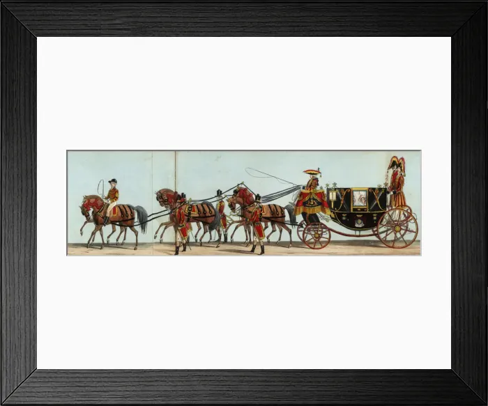 Framed Print : First Carriage of the Royal Household in Queen Victoria s Framed Print : First Carriage of the Royal Household in Queen Victoria s