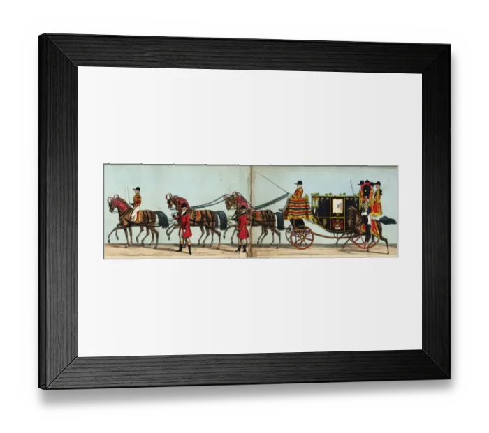 Framed Print : Carriage of the Duke and Duchess of Cambridge in Framed Print : Carriage of the Duke and Duchess of Cambridge in