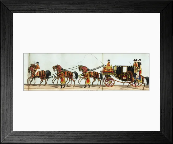 Framed Print : Carriage of Princess Mary, , Duchess of Gloucester Framed Print : Carriage of Princess Mary, , Duchess of Gloucester
