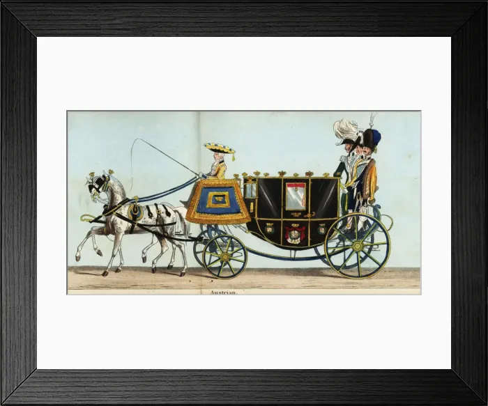 Framed Print : Carriage of the Austrian Ambassador in Queen Victoria s Framed Print : Carriage of the Austrian Ambassador in Queen Victoria s