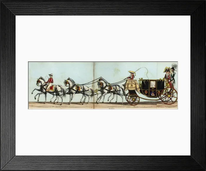 Framed Print : Carriage of the Prince of Ligne in Queen Victoria s Framed Print : Carriage of the Prince of Ligne in Queen Victoria s