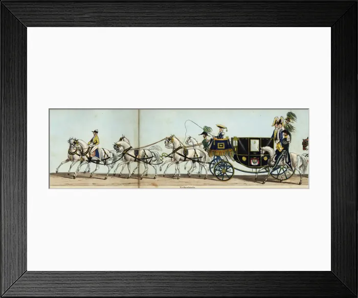 Framed Print : Carriage of Baron de Capellen in Queen Victoria s Framed Print : Carriage of Baron de Capellen in Queen Victoria s