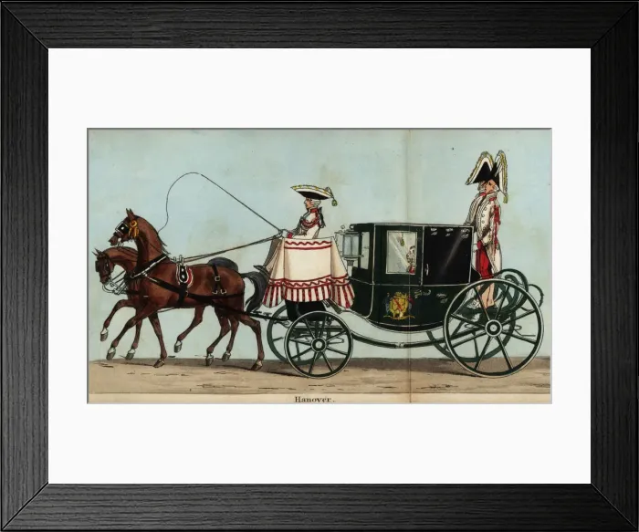 Framed Print : Carriage of Count Carl August von Alten Framed Print : Carriage of Count Carl August von Alten