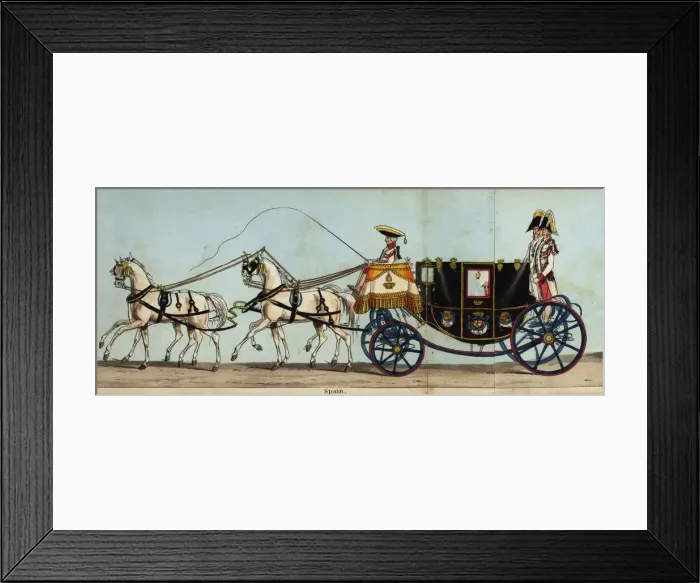 Framed Print : Carriage of the Marquis of Miraflores in Queen Victoria s Framed Print : Carriage of the Marquis of Miraflores in Queen Victoria s
