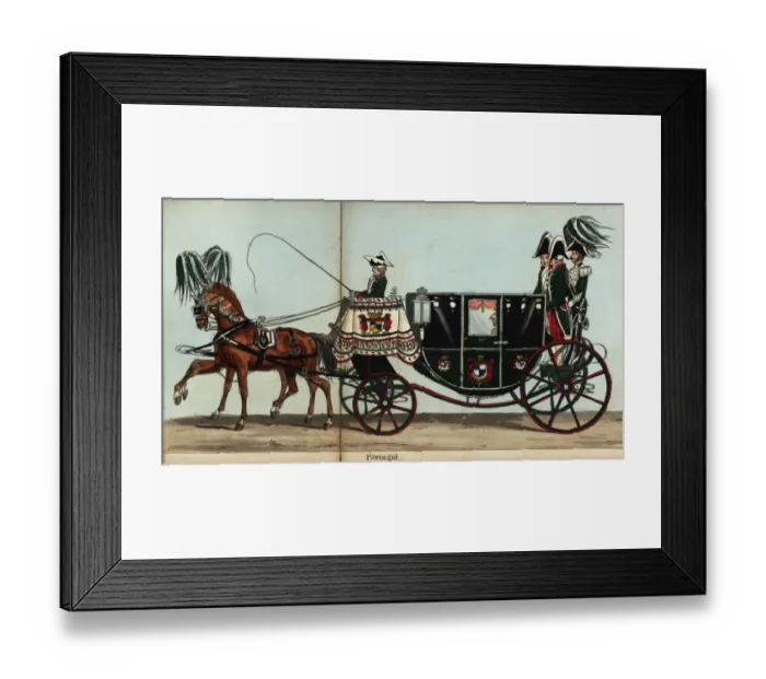 Framed Print : Carriage of the Duke of Palmela in Queen Victoria s Framed Print : Carriage of the Duke of Palmela in Queen Victoria s